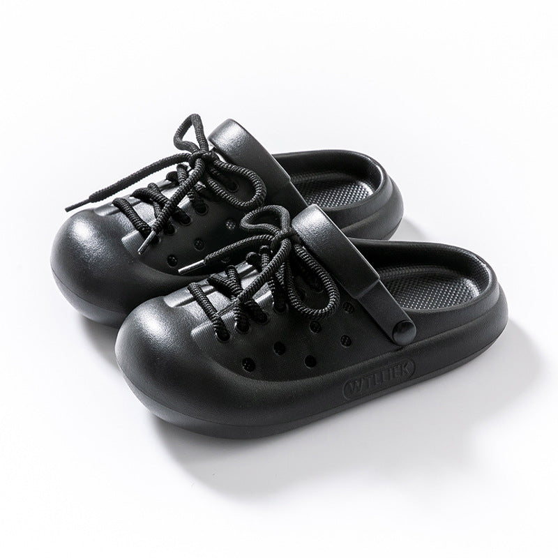 Lace-up Closed Toe Sandals